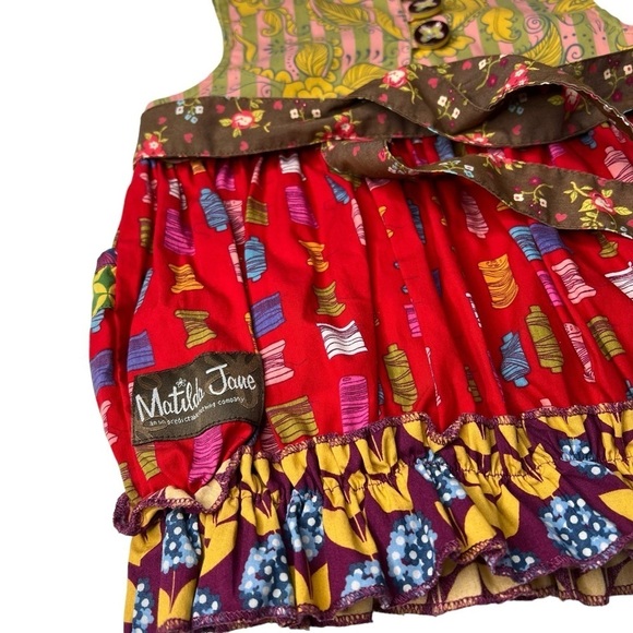 MATILDA JANE Jester Red Shasta Bubble Top Paint By Number Collection Size 2T - Picture 13 of 16